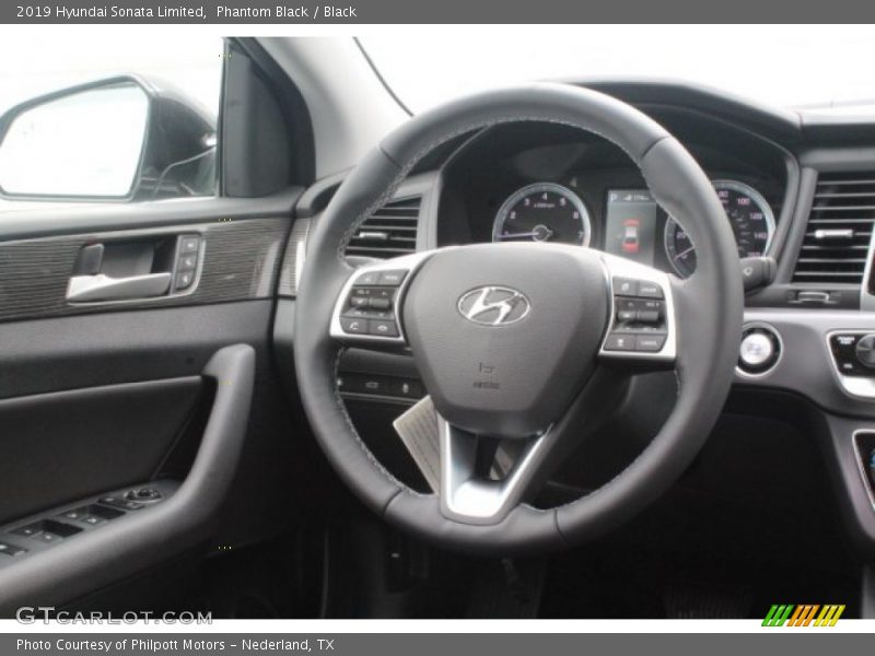 Phantom Black / Black 2019 Hyundai Sonata Limited