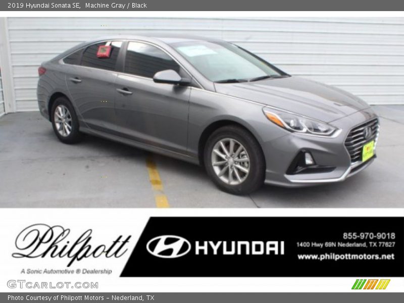 Machine Gray / Black 2019 Hyundai Sonata SE