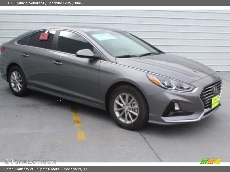 Machine Gray / Black 2019 Hyundai Sonata SE
