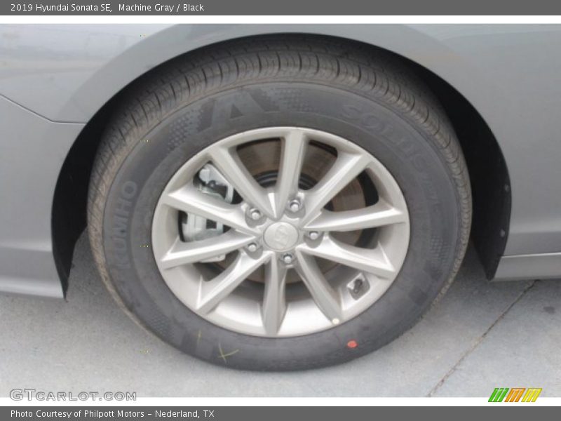 Machine Gray / Black 2019 Hyundai Sonata SE