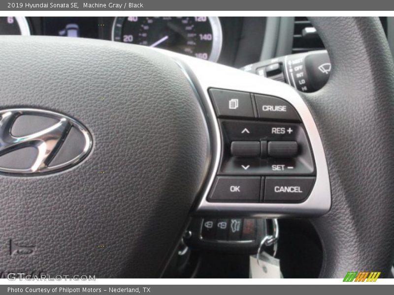 Machine Gray / Black 2019 Hyundai Sonata SE