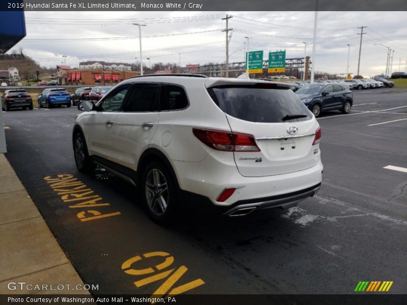 Monaco White / Gray 2019 Hyundai Santa Fe XL Limited Ultimate
