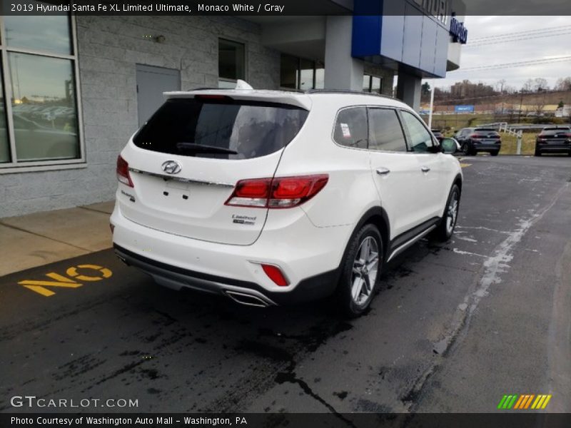 Monaco White / Gray 2019 Hyundai Santa Fe XL Limited Ultimate