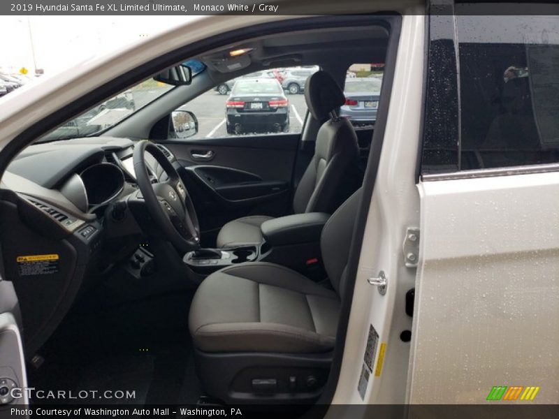 Monaco White / Gray 2019 Hyundai Santa Fe XL Limited Ultimate