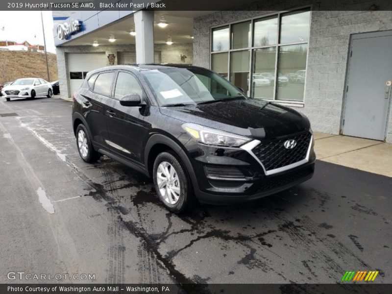 Black Noir Pearl / Black 2019 Hyundai Tucson SE AWD