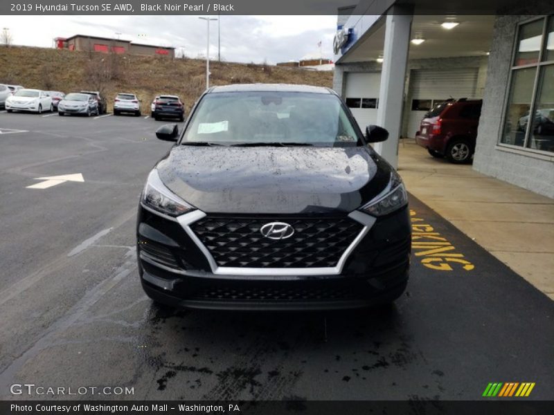 Black Noir Pearl / Black 2019 Hyundai Tucson SE AWD