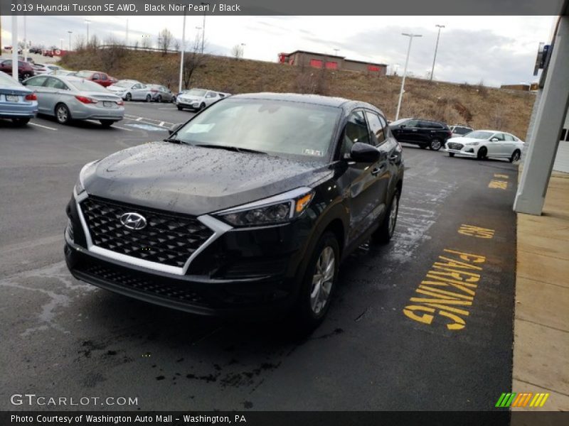 Black Noir Pearl / Black 2019 Hyundai Tucson SE AWD