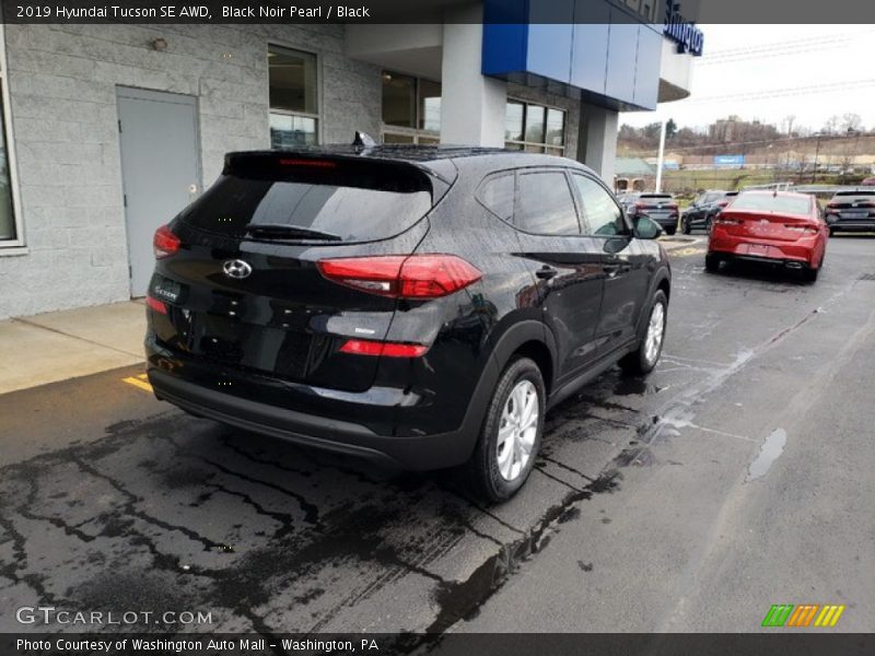 Black Noir Pearl / Black 2019 Hyundai Tucson SE AWD