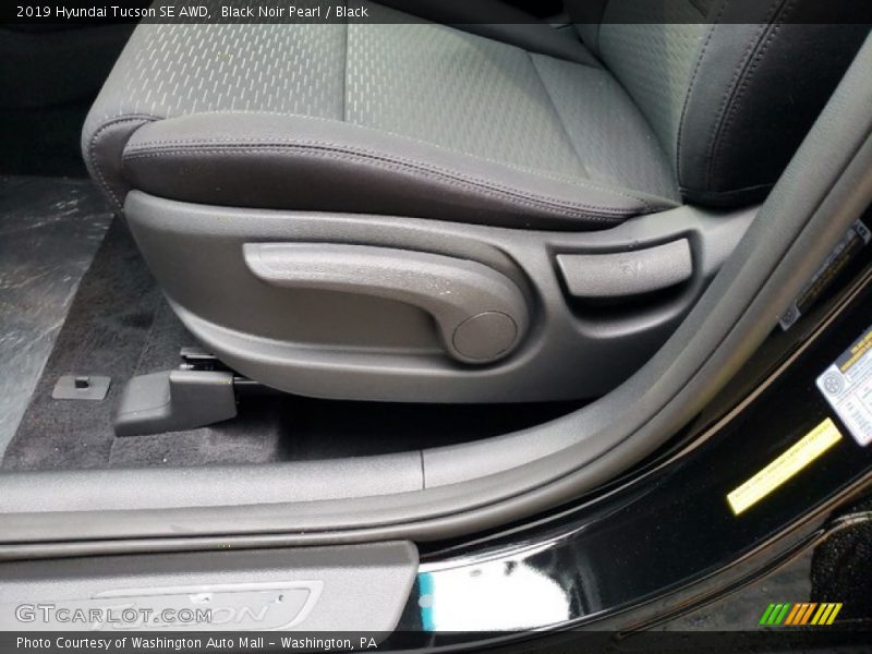 Black Noir Pearl / Black 2019 Hyundai Tucson SE AWD
