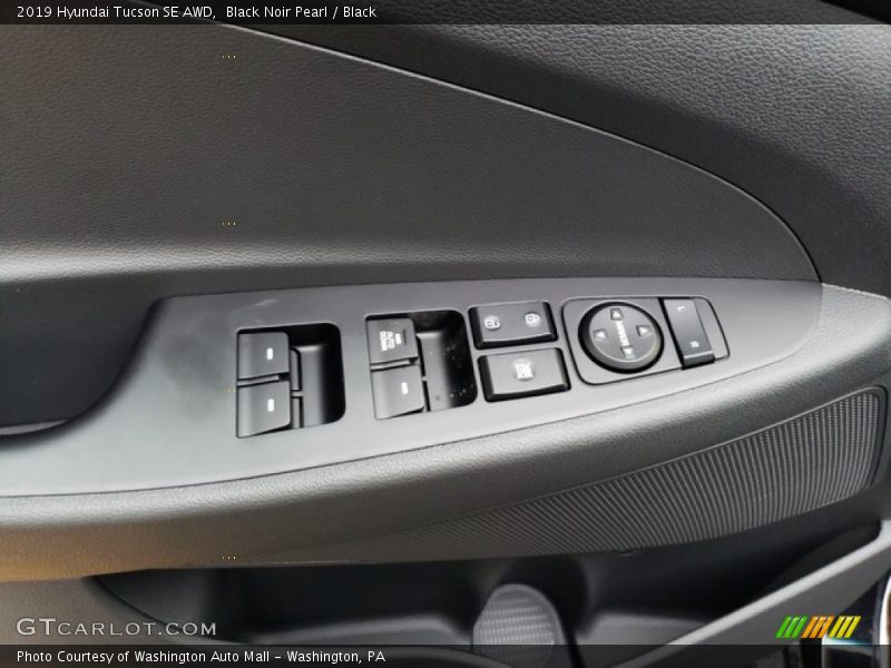 Black Noir Pearl / Black 2019 Hyundai Tucson SE AWD