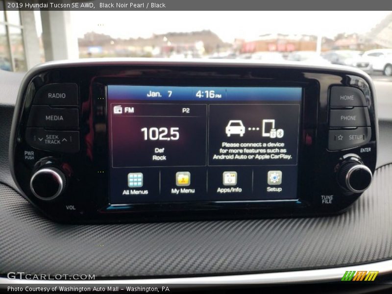 Black Noir Pearl / Black 2019 Hyundai Tucson SE AWD