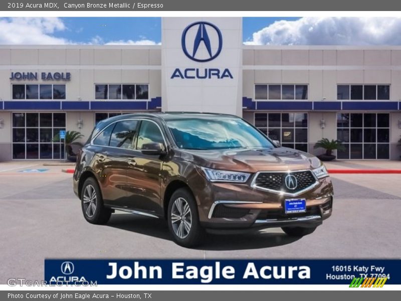 Canyon Bronze Metallic / Espresso 2019 Acura MDX