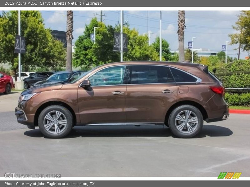 Canyon Bronze Metallic / Espresso 2019 Acura MDX