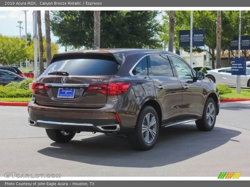 Canyon Bronze Metallic / Espresso 2019 Acura MDX