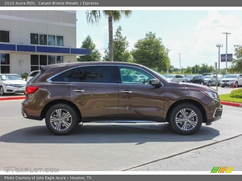 Canyon Bronze Metallic / Espresso 2019 Acura MDX
