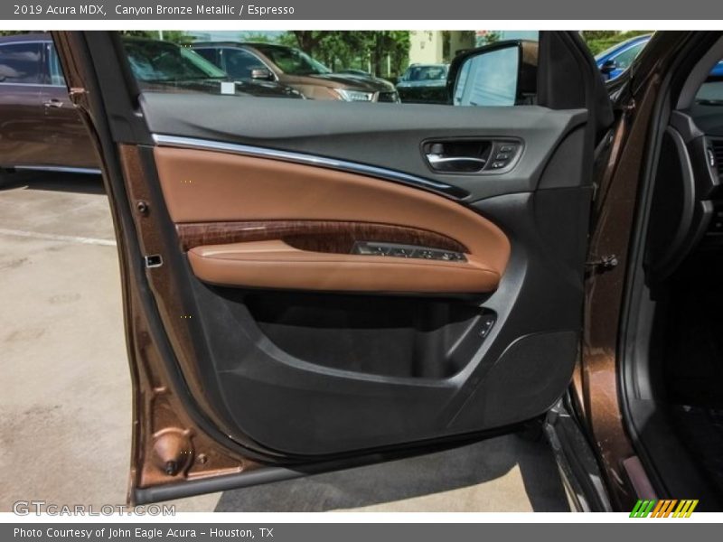 Canyon Bronze Metallic / Espresso 2019 Acura MDX