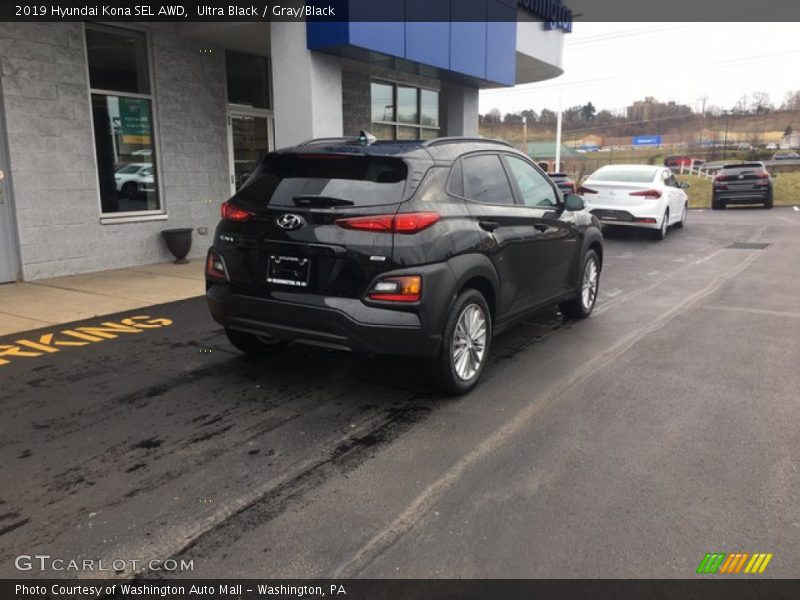 Ultra Black / Gray/Black 2019 Hyundai Kona SEL AWD