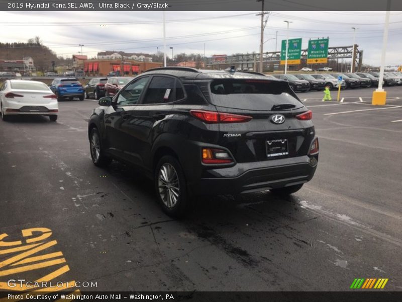 Ultra Black / Gray/Black 2019 Hyundai Kona SEL AWD