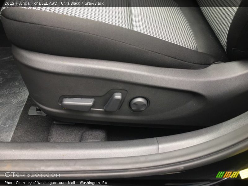 Ultra Black / Gray/Black 2019 Hyundai Kona SEL AWD
