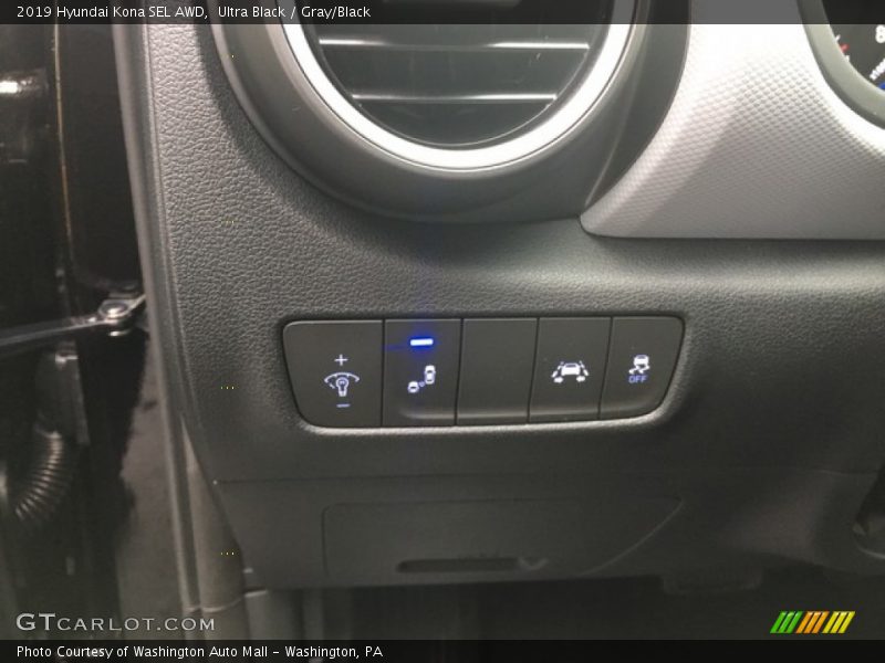Ultra Black / Gray/Black 2019 Hyundai Kona SEL AWD