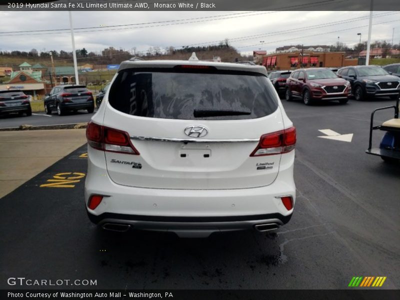 Monaco White / Black 2019 Hyundai Santa Fe XL Limited Ultimate AWD