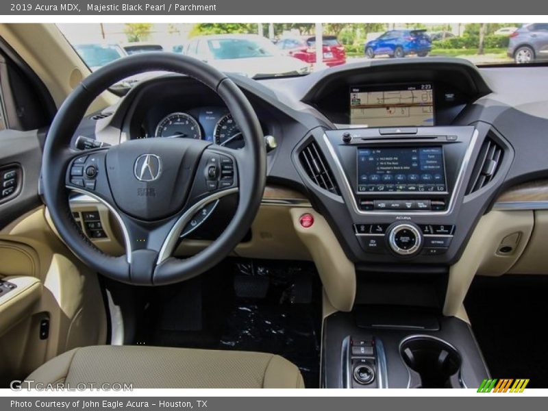 Majestic Black Pearl / Parchment 2019 Acura MDX