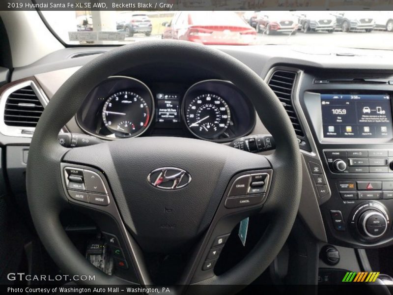  2019 Santa Fe XL SE AWD Steering Wheel
