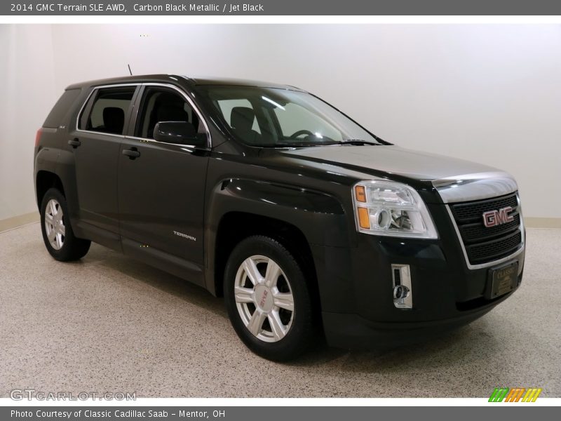 Carbon Black Metallic / Jet Black 2014 GMC Terrain SLE AWD