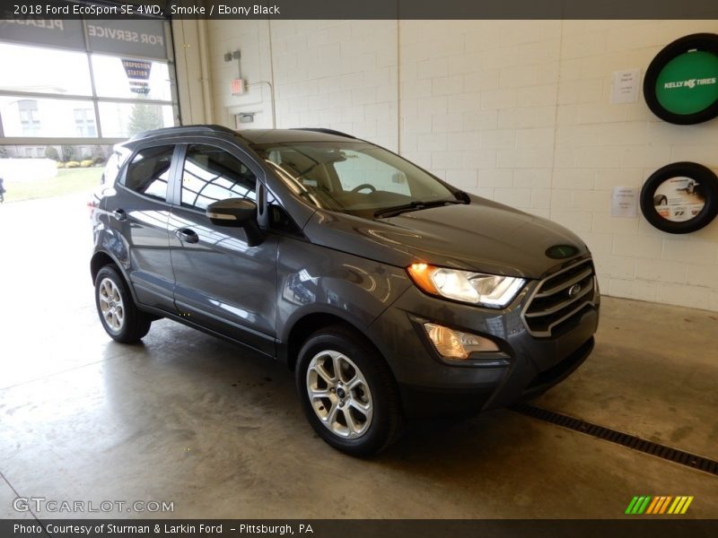 Smoke / Ebony Black 2018 Ford EcoSport SE 4WD