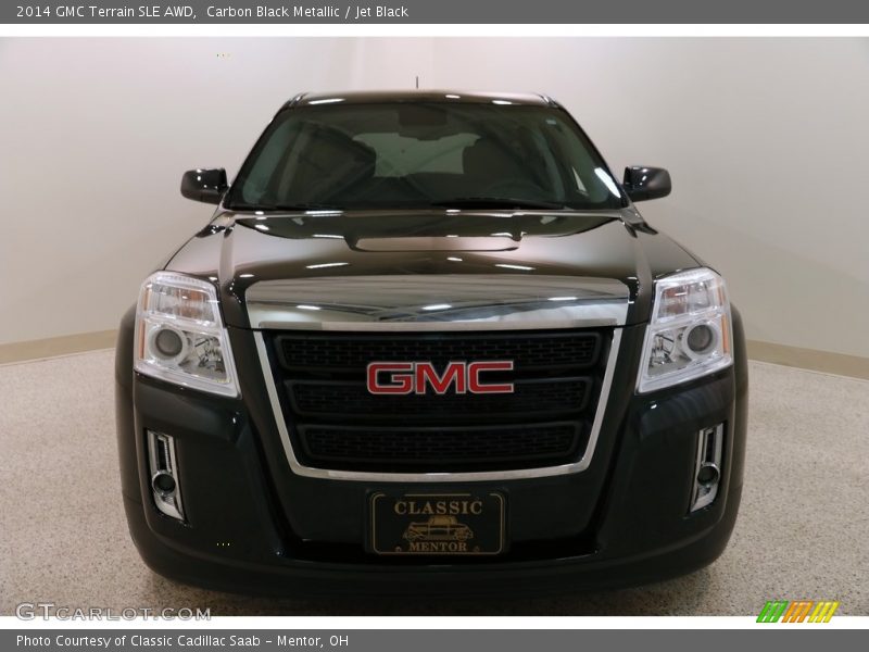 Carbon Black Metallic / Jet Black 2014 GMC Terrain SLE AWD