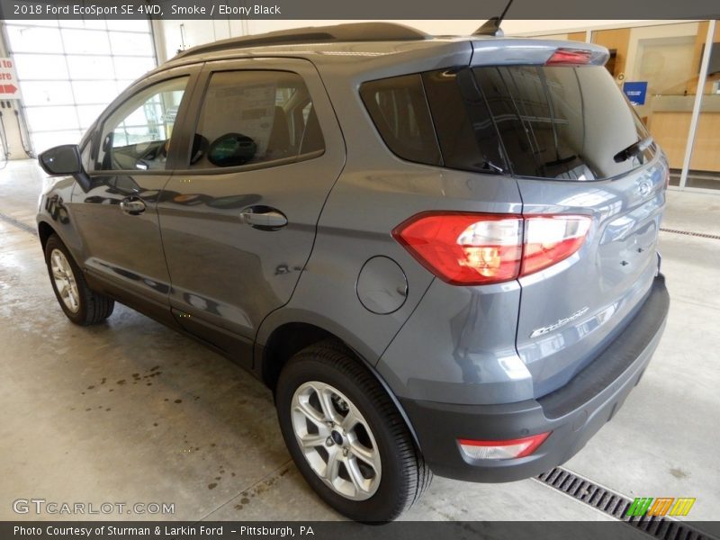 Smoke / Ebony Black 2018 Ford EcoSport SE 4WD