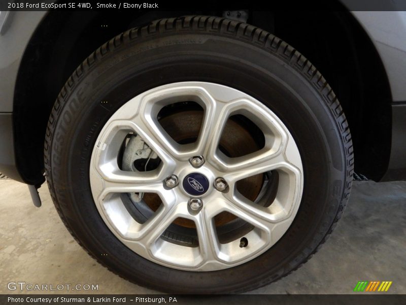 Smoke / Ebony Black 2018 Ford EcoSport SE 4WD
