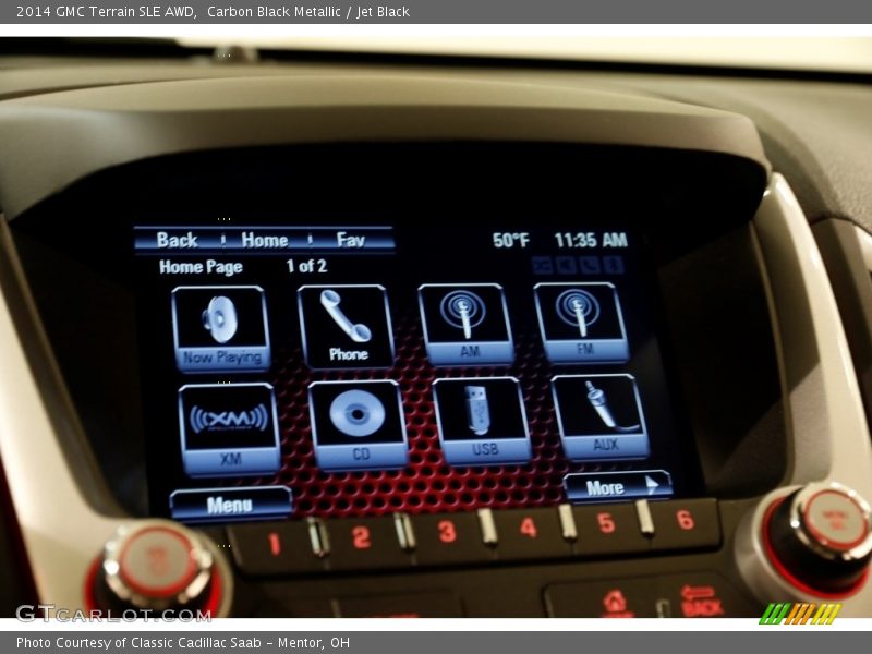 Carbon Black Metallic / Jet Black 2014 GMC Terrain SLE AWD