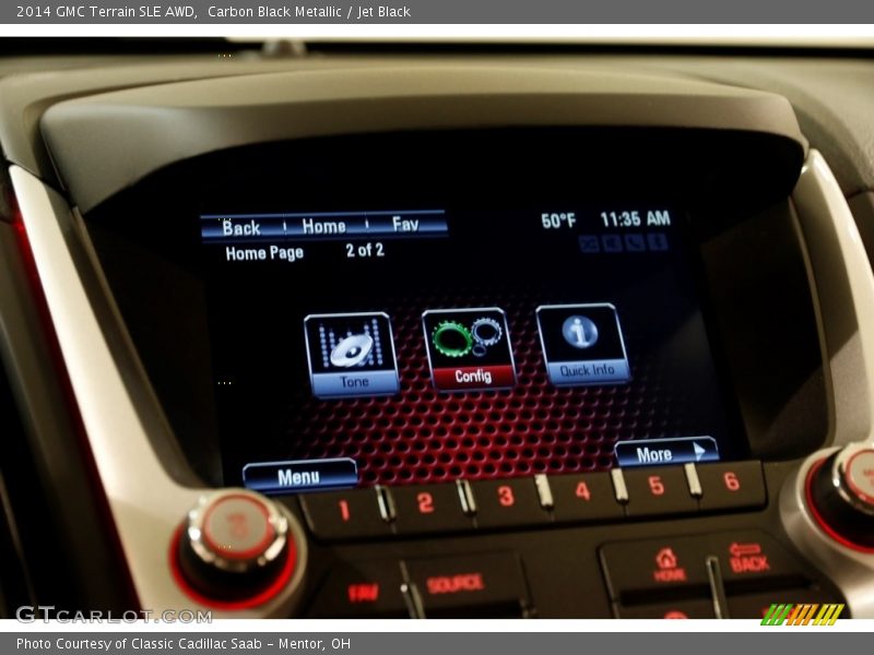 Carbon Black Metallic / Jet Black 2014 GMC Terrain SLE AWD