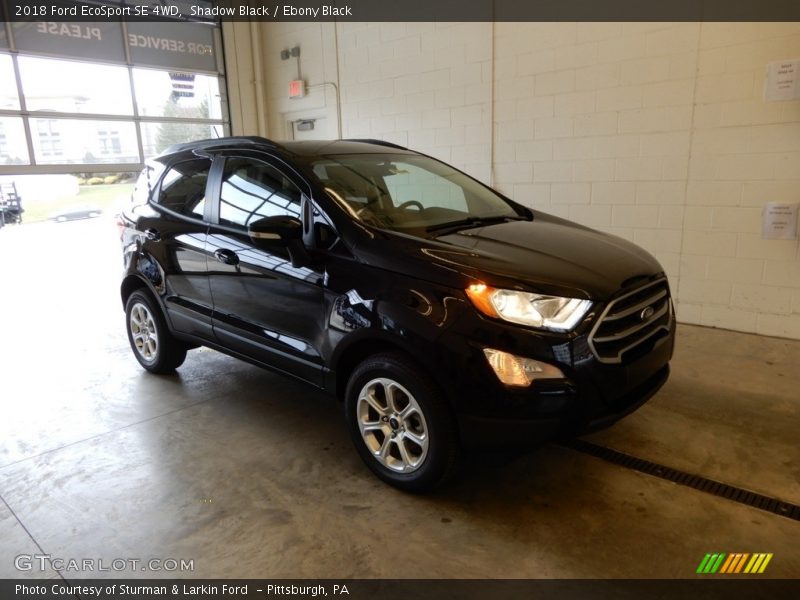 Shadow Black / Ebony Black 2018 Ford EcoSport SE 4WD