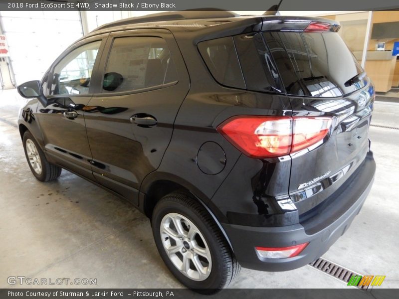 Shadow Black / Ebony Black 2018 Ford EcoSport SE 4WD