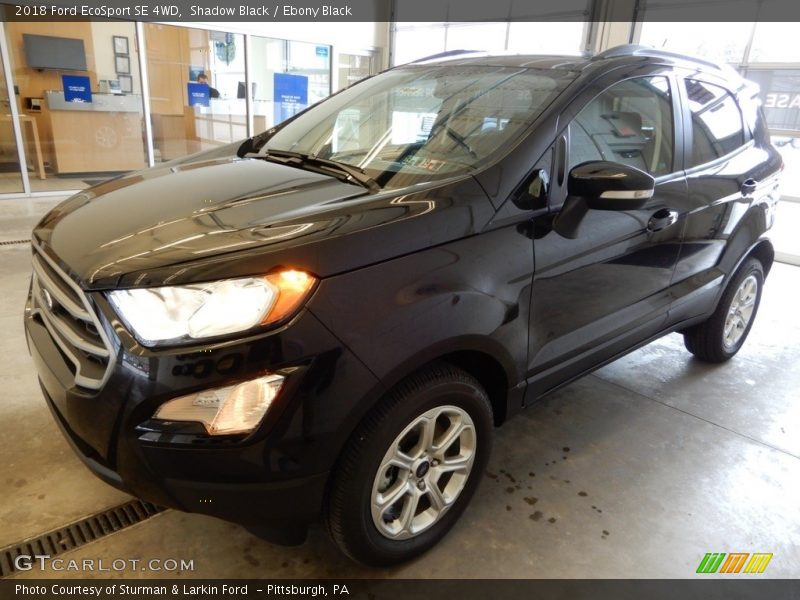 Shadow Black / Ebony Black 2018 Ford EcoSport SE 4WD