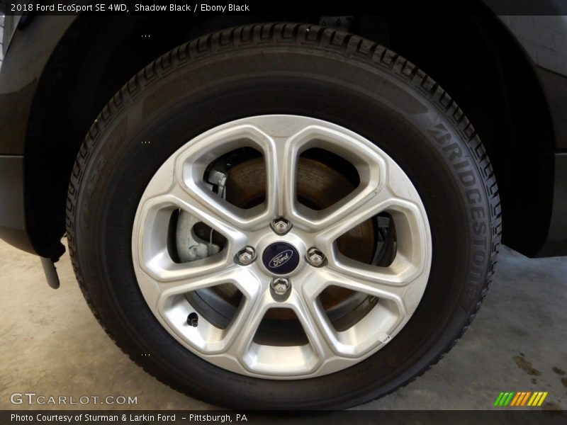 Shadow Black / Ebony Black 2018 Ford EcoSport SE 4WD