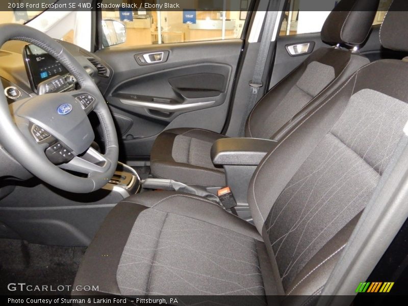 Shadow Black / Ebony Black 2018 Ford EcoSport SE 4WD