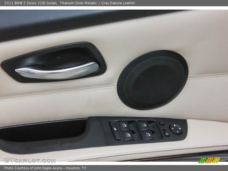 Titanium Silver Metallic / Gray Dakota Leather 2011 BMW 3 Series 328i Sedan