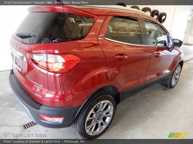Ruby Red / Ebony Black 2018 Ford EcoSport Titanium 4WD
