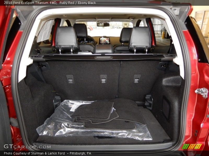 Ruby Red / Ebony Black 2018 Ford EcoSport Titanium 4WD