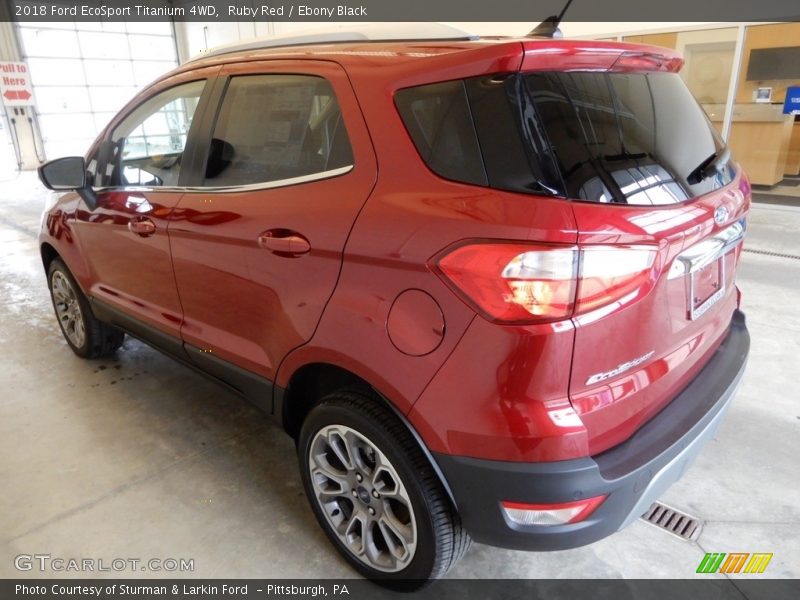 Ruby Red / Ebony Black 2018 Ford EcoSport Titanium 4WD