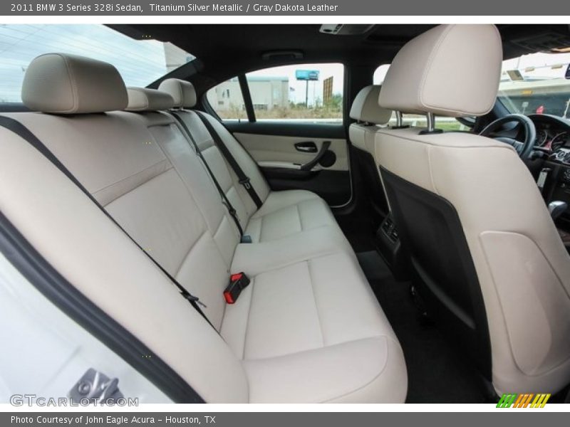 Titanium Silver Metallic / Gray Dakota Leather 2011 BMW 3 Series 328i Sedan