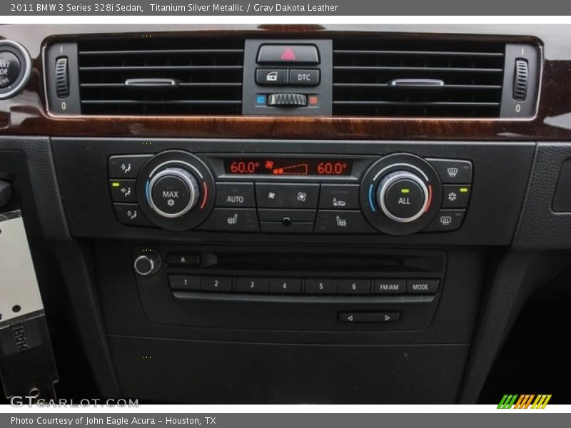 Titanium Silver Metallic / Gray Dakota Leather 2011 BMW 3 Series 328i Sedan