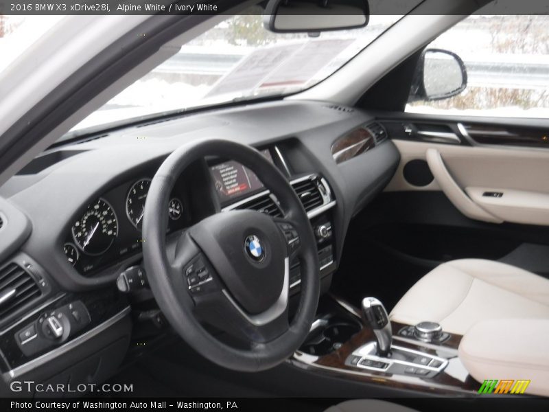 Alpine White / Ivory White 2016 BMW X3 xDrive28i