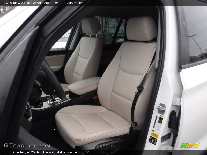 Alpine White / Ivory White 2016 BMW X3 xDrive28i