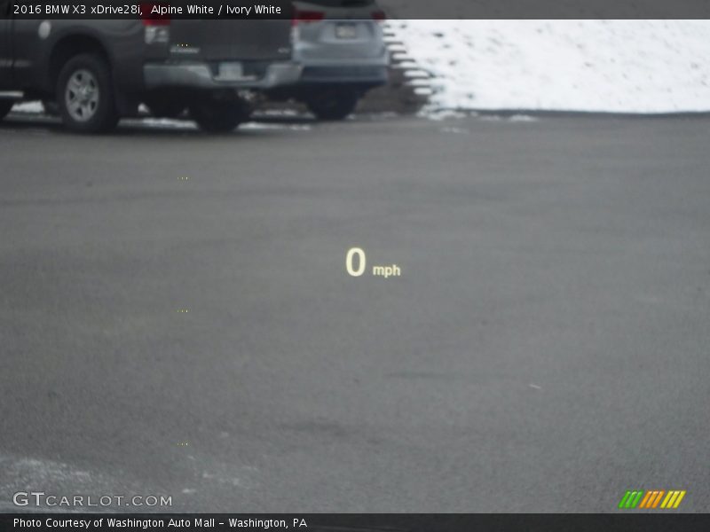 Alpine White / Ivory White 2016 BMW X3 xDrive28i