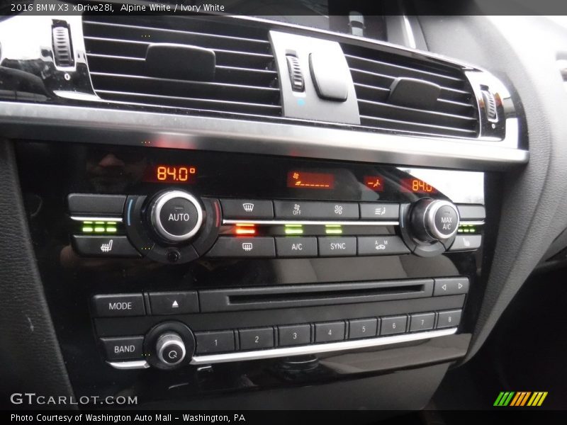 Alpine White / Ivory White 2016 BMW X3 xDrive28i