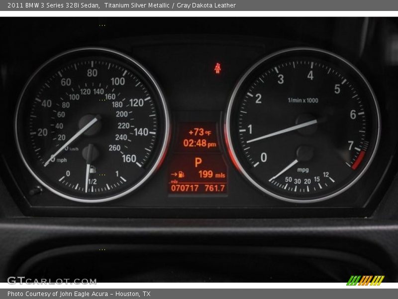 Titanium Silver Metallic / Gray Dakota Leather 2011 BMW 3 Series 328i Sedan